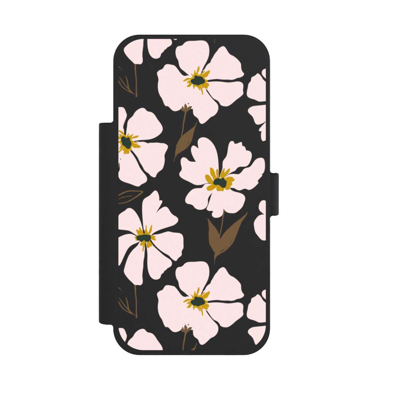 iPhone 17 Pro Max NIVOflip Simple Pastell Flowers Rose Transparent