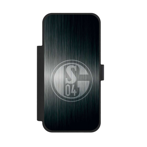 Apple iPhone 17 Pro Max NIVOflip Schalke 04 Metall Look