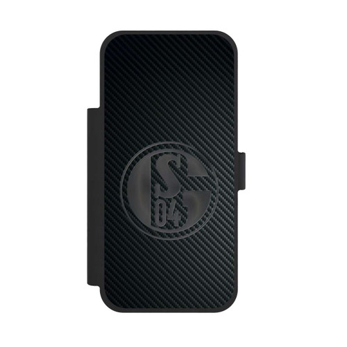 Apple iPhone 17 Pro Max NIVOflip Schalke 04 Carbon Look