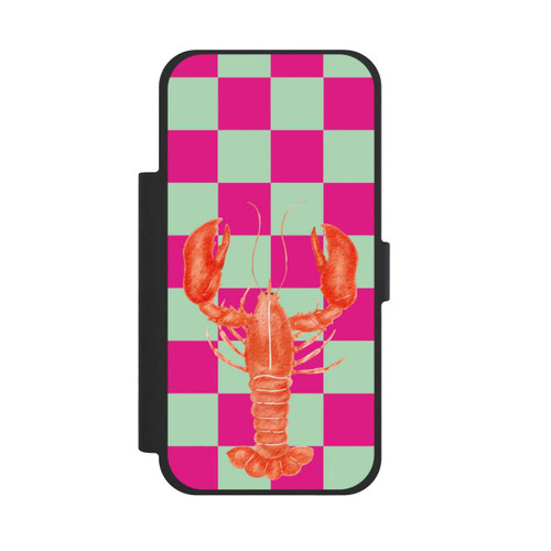 Apple iPhone 17 Pro Max NIVOflip Pink Checkers Lobster