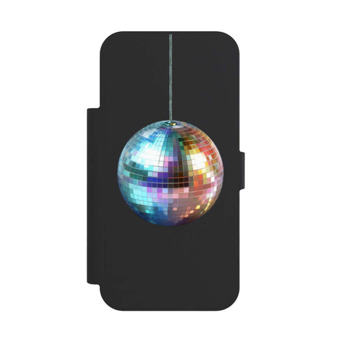 Apple iPhone 17 Pro Max NIVOflip Discokugel Party Blau Gold Transparent mit KI