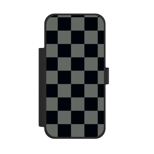 Apple iPhone 17 Pro Max NIVOflip Schachbrett Schwarz Grau