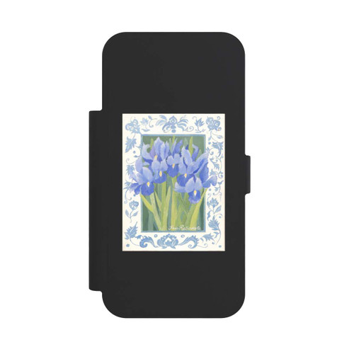 Apple iPhone 17 Pro Max NIVOflip Blue Iris, by Jennifer Abbott