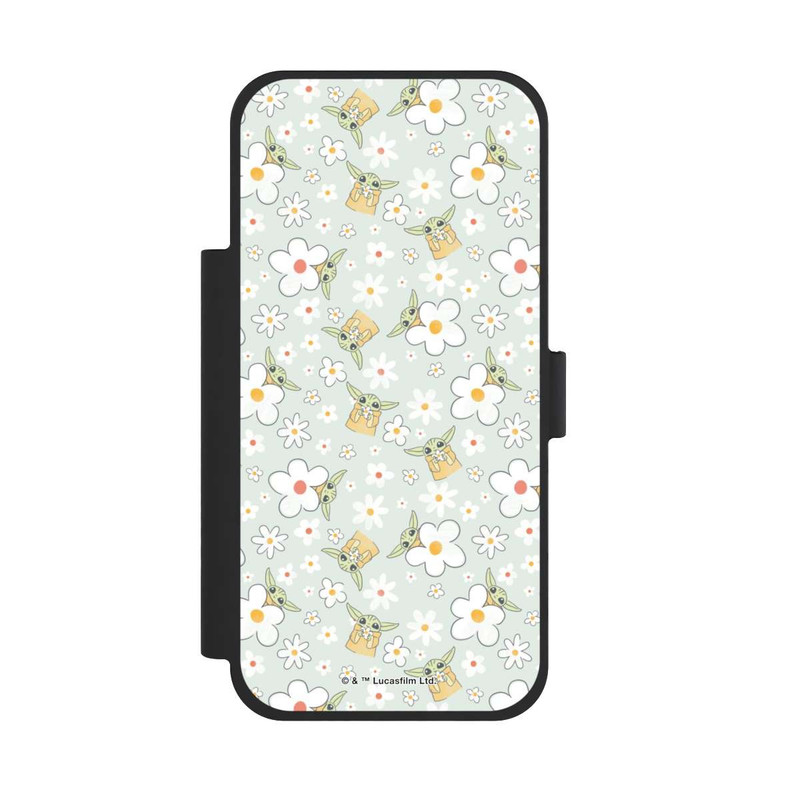 iPhone 17 Pro Max NIVOflip Baby Yoda Blumen Muster