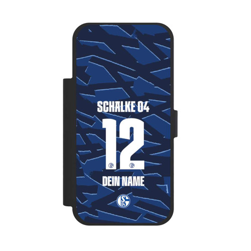 Apple iPhone 17 Pro Max NIVOflip Schalke 04 Trikot Personalisierbar 25-26