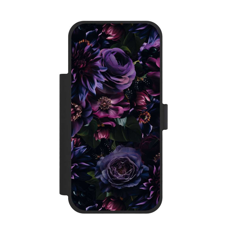 iPhone 17 Pro Max NIVOflip Dunkle Lila Blüten 