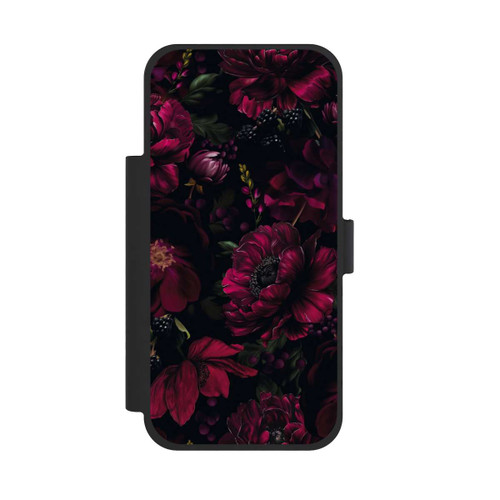 Apple iPhone 17 Pro Max NIVOflip Dunkle Rote Blumen Liebe