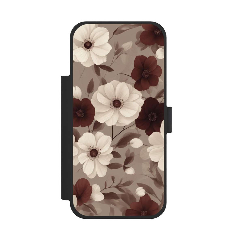 iPhone 17 Pro Max NIVOflip Negative Flower Bordeaux White with AI