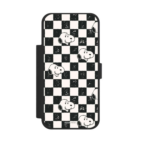 Apple iPhone 17 Pro Max NIVOflip Snoopy Heads Checked Pattern