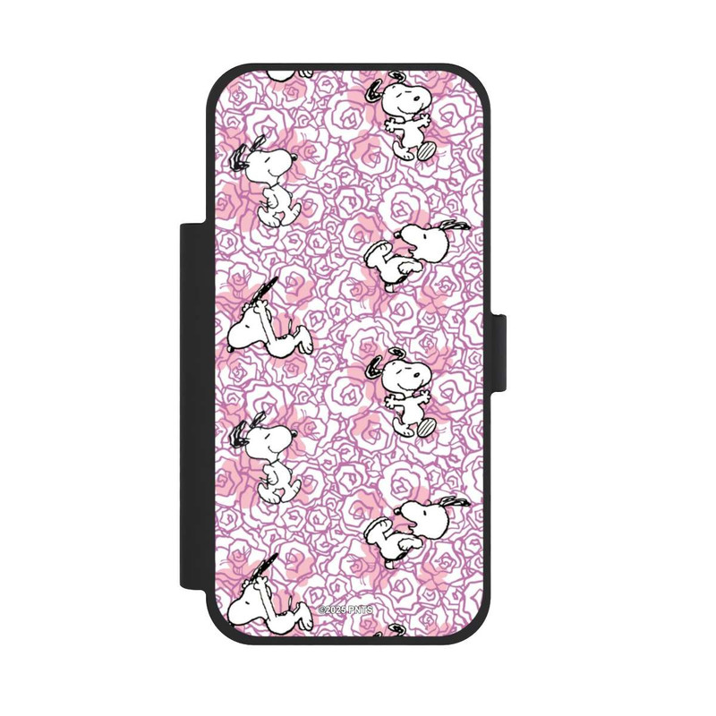 iPhone 17 Pro Max NIVOflip Peanuts Pink Roses Pattern