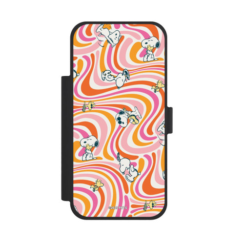 Apple iPhone 17 Pro Max NIVOflip Peanuts Hippie Pattern Orange