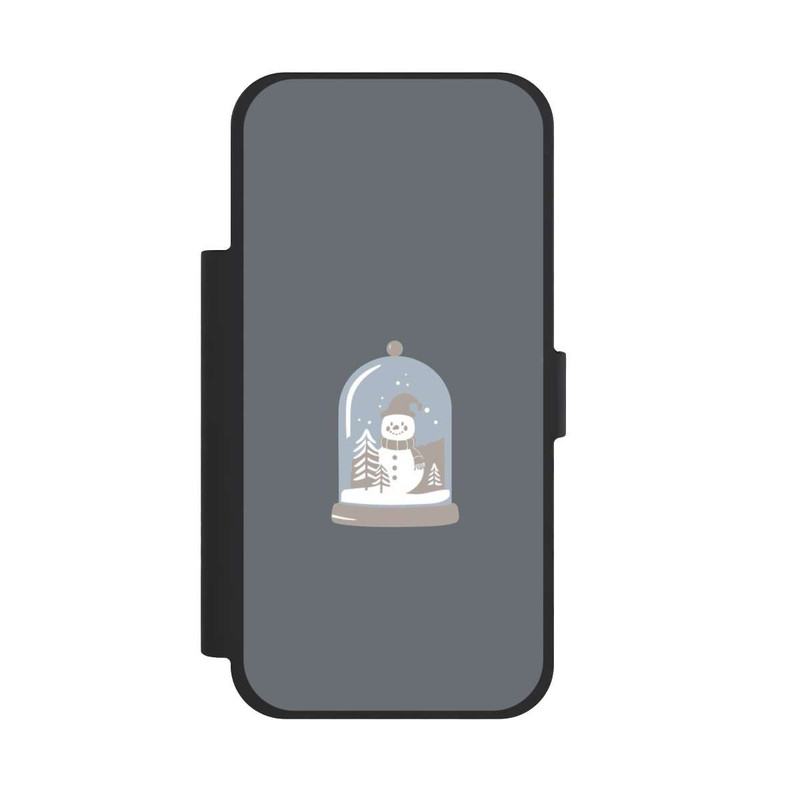 iPhone 17 Pro Max NIVOflip Minimalist Snow Globe with Snowman
