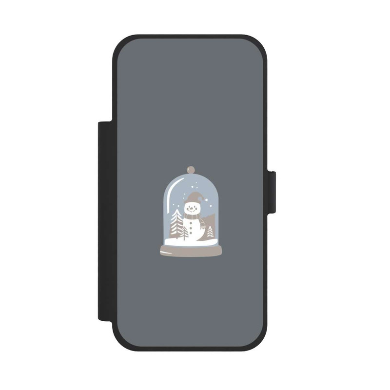 iPhone 17 Pro Max NIVOflip Minimalistische Schneekugel mit Schneemann
