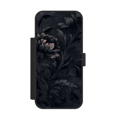 Apple iPhone 17 Pro Max NIVOflip Dunkles Blumenmuster Vintage