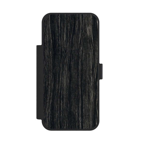 Apple iPhone 17 Pro Max NIVOflip Dunkle Holzstruktur