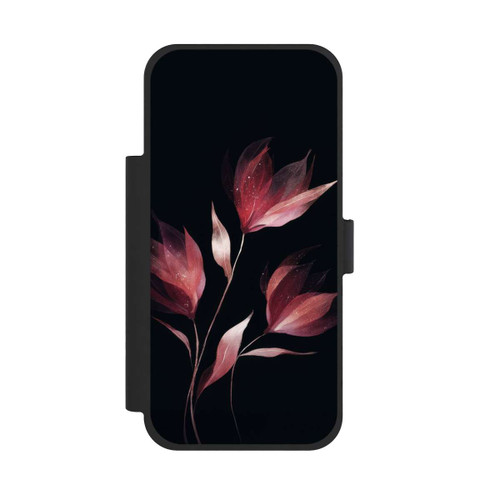Apple iPhone 17 Pro Max NIVOflip Burgunderrote Blume Negativ
