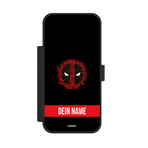 Apple iPhone 17 Pro Max NIVOflip Deadpool Logo Personalisierbar