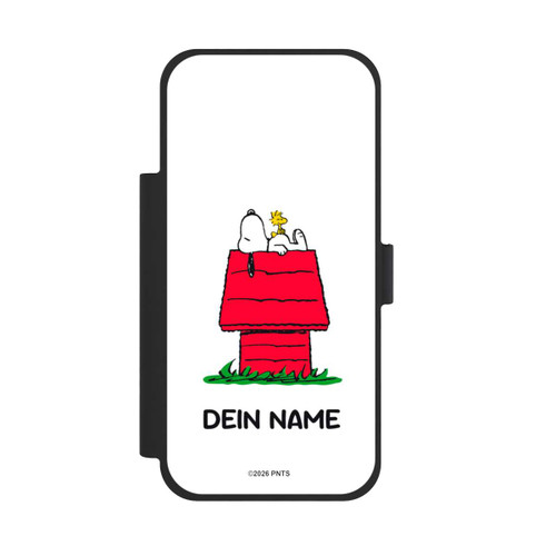 Apple iPhone 17 Pro Max NIVOflip Snoopy and Woodstock Classic Personalisierbar