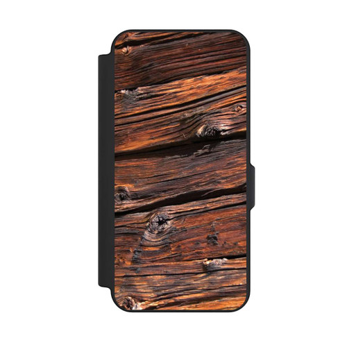 Samsung Galaxy S25 FE NIVOflip Verwitterte Holzplanken