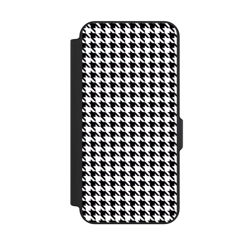Galaxy S25 FE NIVOflip Hahnentritt Schwarz Weiß