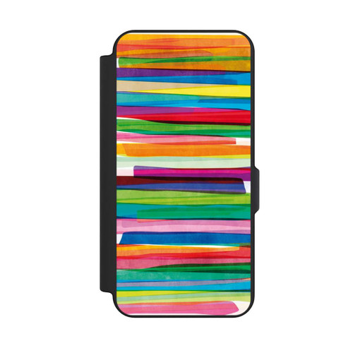 Samsung Galaxy S25 FE NIVOflip Rayures Colorées 1