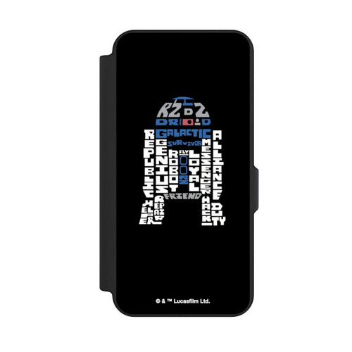 Samsung Galaxy S25 FE NIVOflip R2-D2 Typo Grafisch