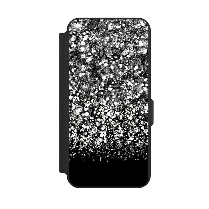 Galaxy S25 FE NIVOflip Schneefall Glitzerlook