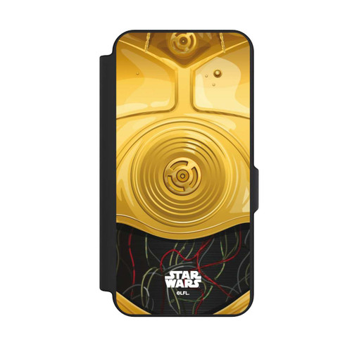 Samsung Galaxy S25 FE NIVOflip C3PO Closeup