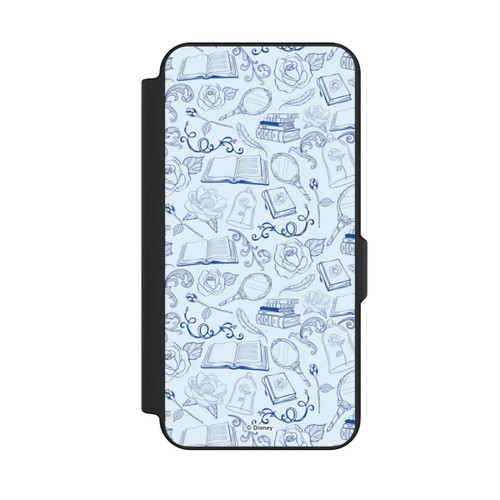Samsung Galaxy S25 FE NIVOflip La Belle et la Bête Motif Bleu