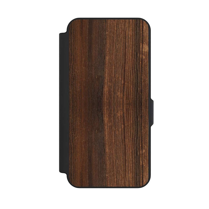 Galaxy S25 FE NIVOflip Look Bois de Noyer