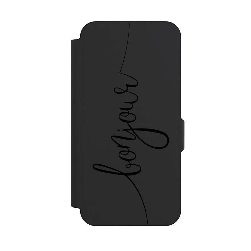 Galaxy S25 FE NIVOflip Bonjour Black transparent