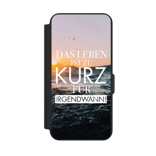 Samsung Galaxy S25 FE NIVOflip Leben zu Kurz für Irgendwann