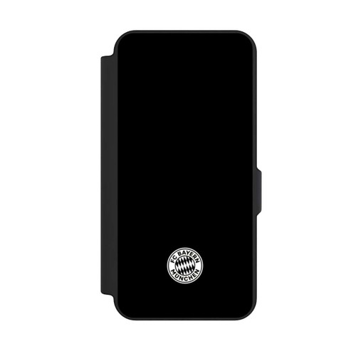 Samsung Galaxy S25 FE NIVOflip Klassisches FCB Logo Klein - Weiß auf Schwarz