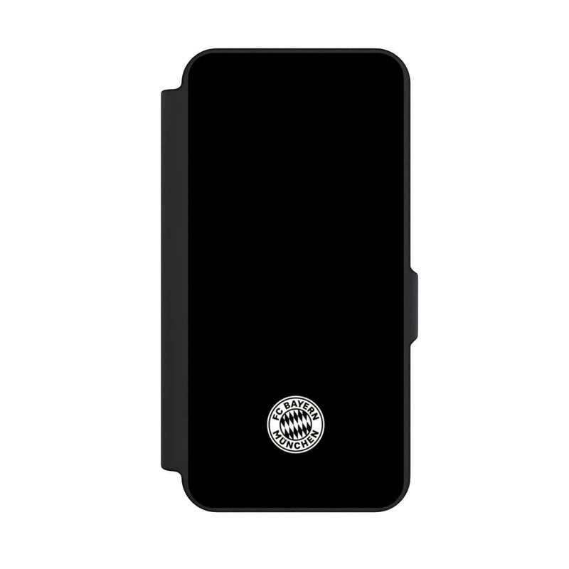 Galaxy S25 FE NIVOflip Klassisches FCB Logo Klein - Weiß auf Schwarz