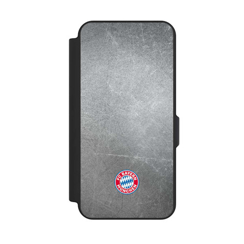 Samsung Galaxy S25 FE NIVOflip Klassisches FCB Logo Klein - Bunt auf Metalllook