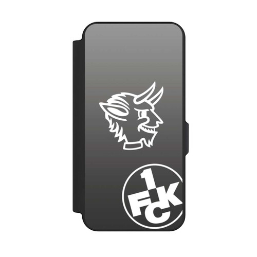 Samsung Galaxy S25 FE NIVOflip Teufelskopf FCK auf Schwarz