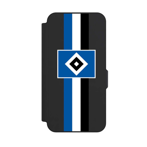 Samsung Galaxy S25 FE NIVOflip HSV Streifen - Blau-Weiß-Schwarz - ohne Hintergrund