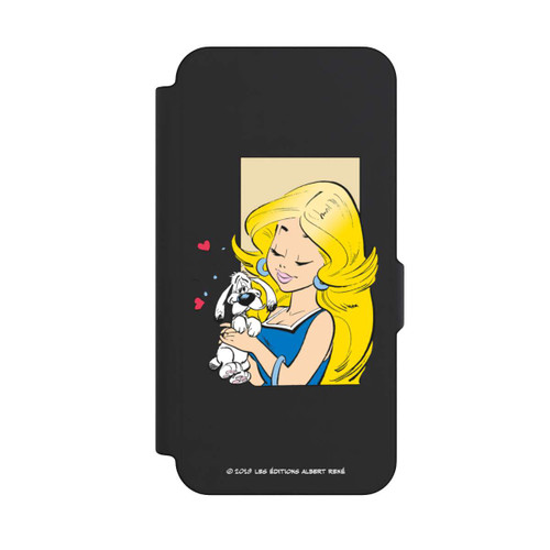 Samsung Galaxy S25 FE NIVOflip Falbala et Idéfix Amoureux Transparent