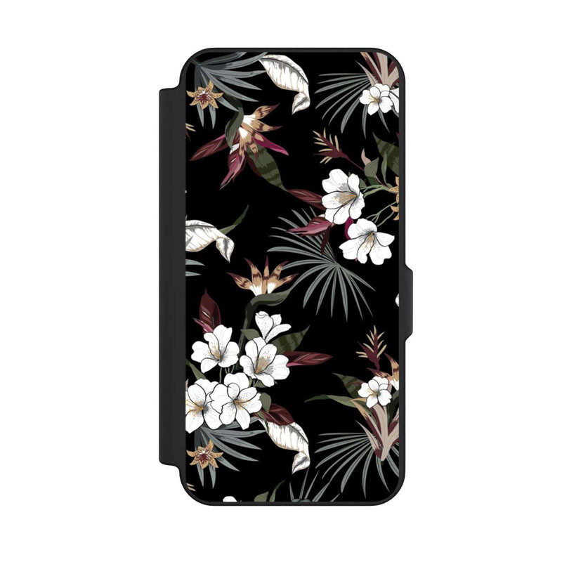 Galaxy S25 FE NIVOflip Flowers Black