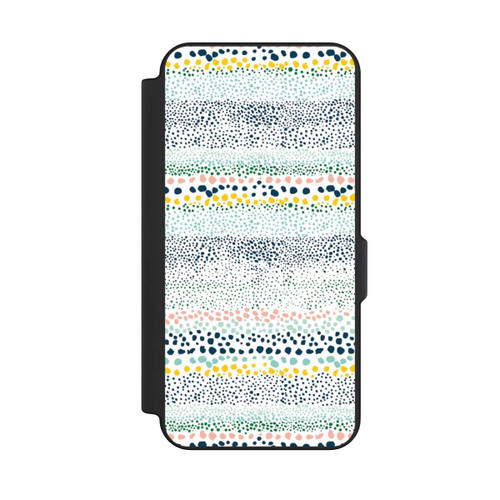 Samsung Galaxy S25 FE NIVOflip Petits Points Blanc Texturé