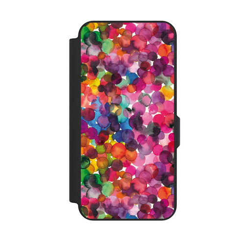 Samsung Galaxy S25 FE NIVOflip Überlappende Aquarellpunkte