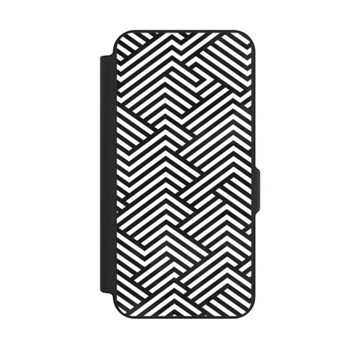 Samsung Galaxy S25 FE NIVOflip ZigZag noir et blanc