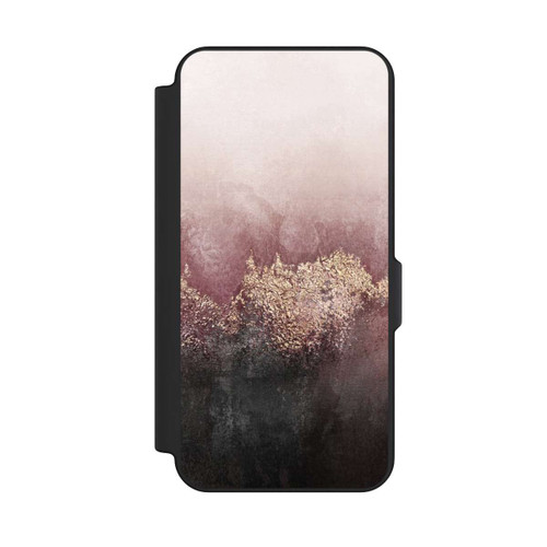 Samsung Galaxy S25 FE NIVOflip Rosa Himmelsstaub Golddruck