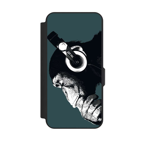 Samsung Galaxy S25 FE NIVOflip Denkender Affe Blau