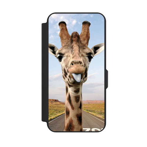 Samsung Galaxy S25 FE NIVOflip Giraffe auf der Straße