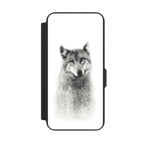Samsung Galaxy S25 FE NIVOflip Le loup et la forêt