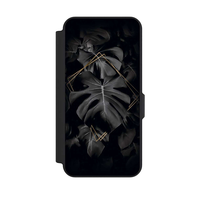 Galaxy S25 FE NIVOflip Feuilles noires