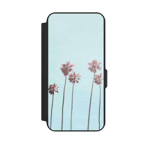 Samsung Galaxy S25 FE NIVOflip Paradis des palmiers de plage rose