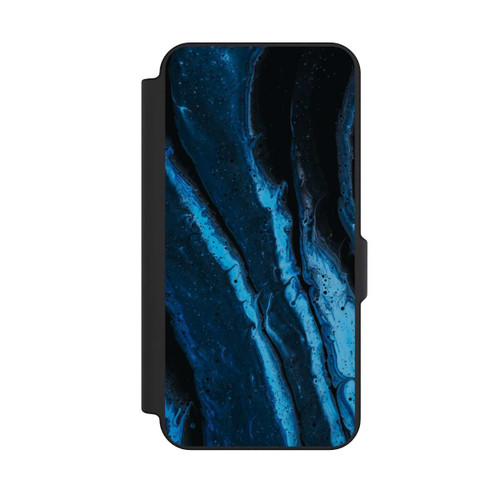 Samsung Galaxy S25 FE NIVOflip Blue oil texture