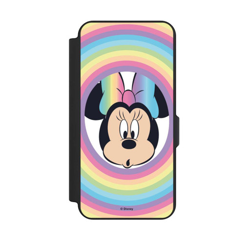 Samsung Galaxy S25 FE NIVOflip Minnie Arc-en-ciel Rond
